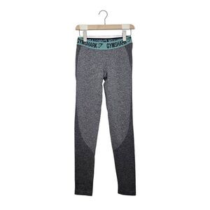 Gymshark Pants Size Medium Gray Seamless Active Athletic Training Yoga Gym